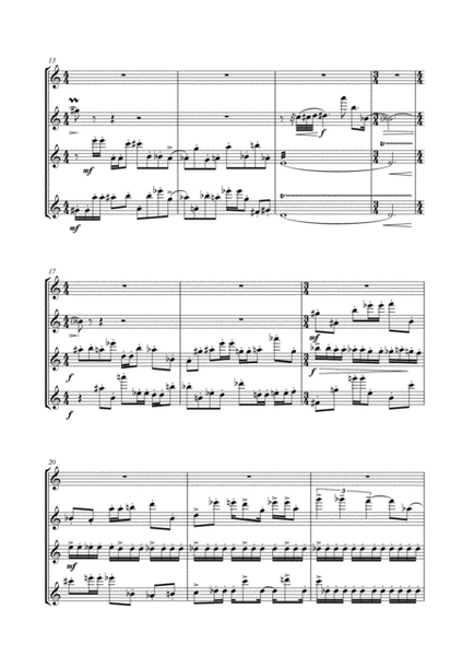 4 Flutes Quartet for Flute Quartet image number null