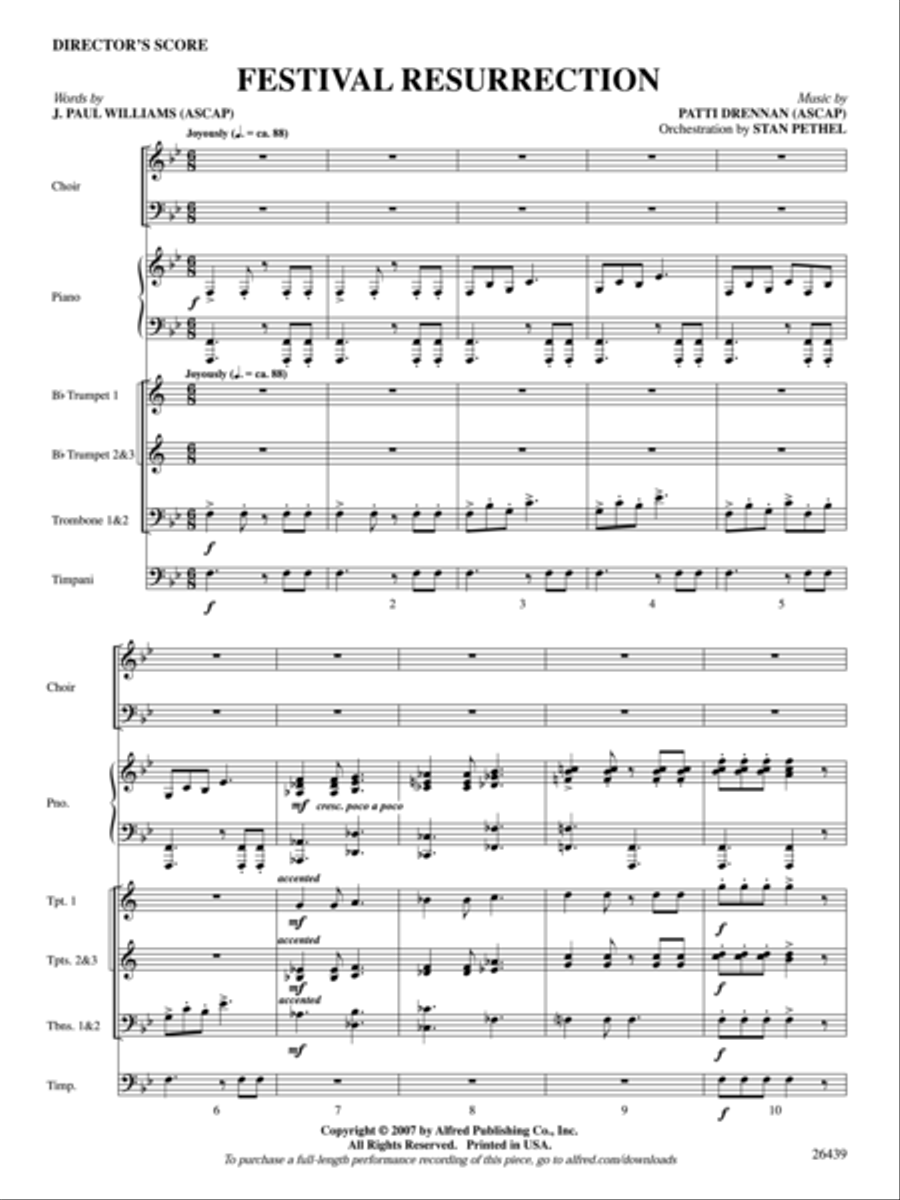 Festival Resurrection Choir scores gallery preview page 2
