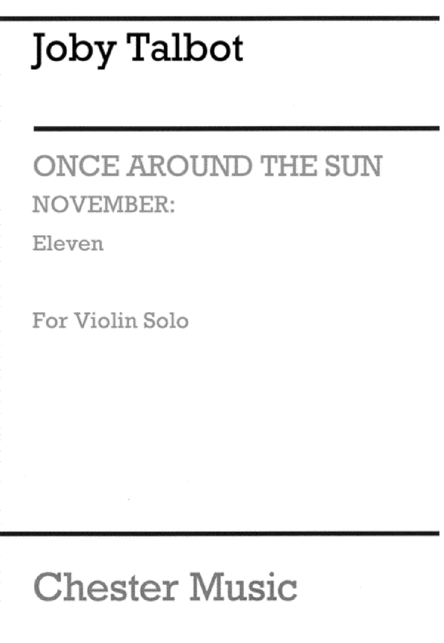 Once Around the Sun November: Eleven Violin Solo scores gallery preview page 1