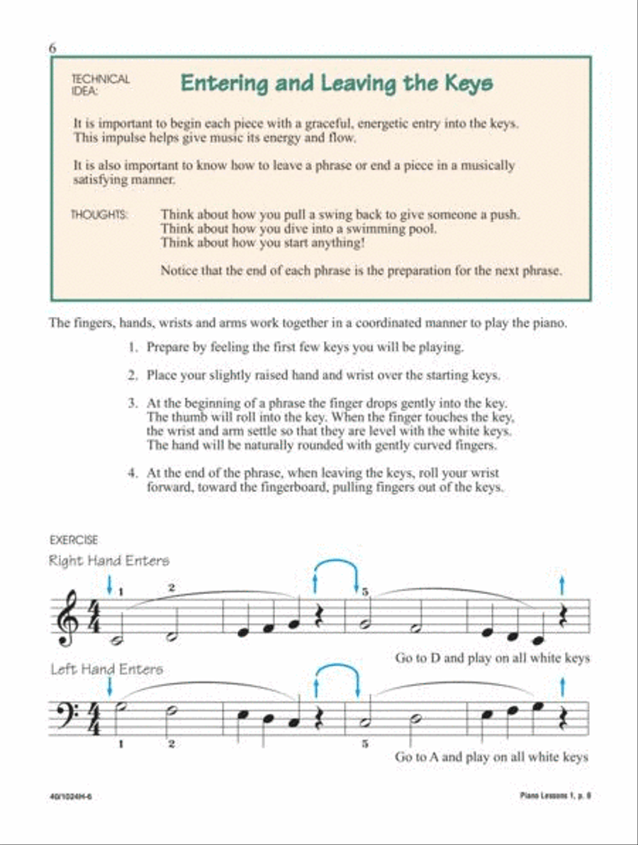 Noona Comprehensive Piano Complete Performer Level 1 Piano Method scores gallery preview page 6