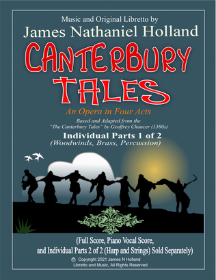 Canterbury Tales, An Opera in Four Acts, Instrument Parts 1 of 2