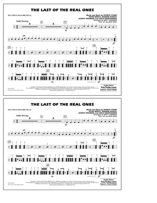 Last of the Real Ones (arr. Matt Conaway) - Multiple Bass Drums