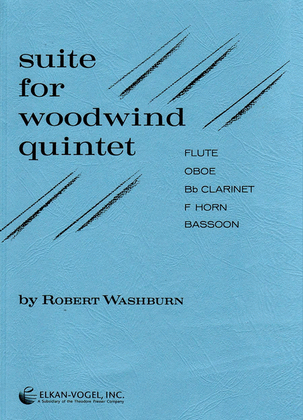 Book cover for Suite for Woodwind Quintet