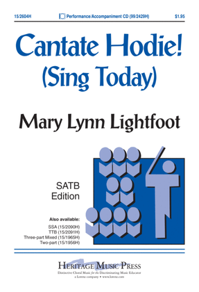 Book cover for Cantate Hodie! (Sing Today)