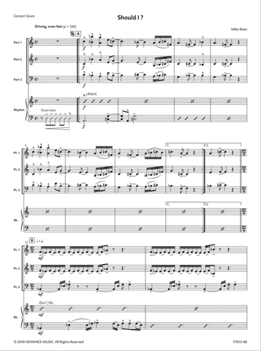 Should I? Should I? Small Ensemble scores gallery preview page 3