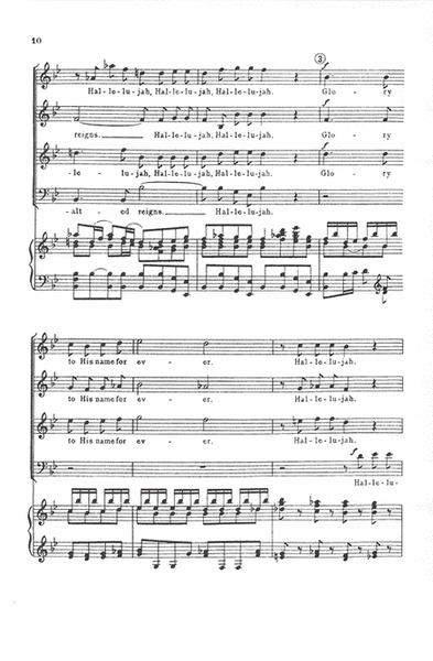 Achieved Is the Glorious Work - SATB image number null