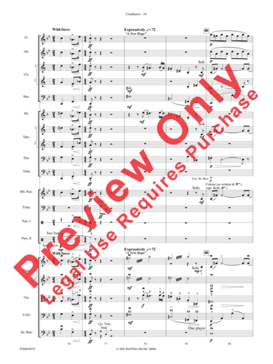 Selections from Star Wars: Episode III Revenge of the Sith Full Orchestra scores gallery preview page 46