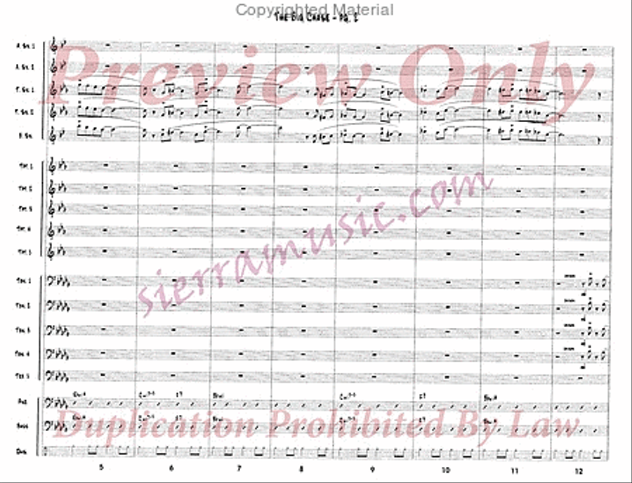 The Big Chase Jazz Ensemble scores gallery preview page 3