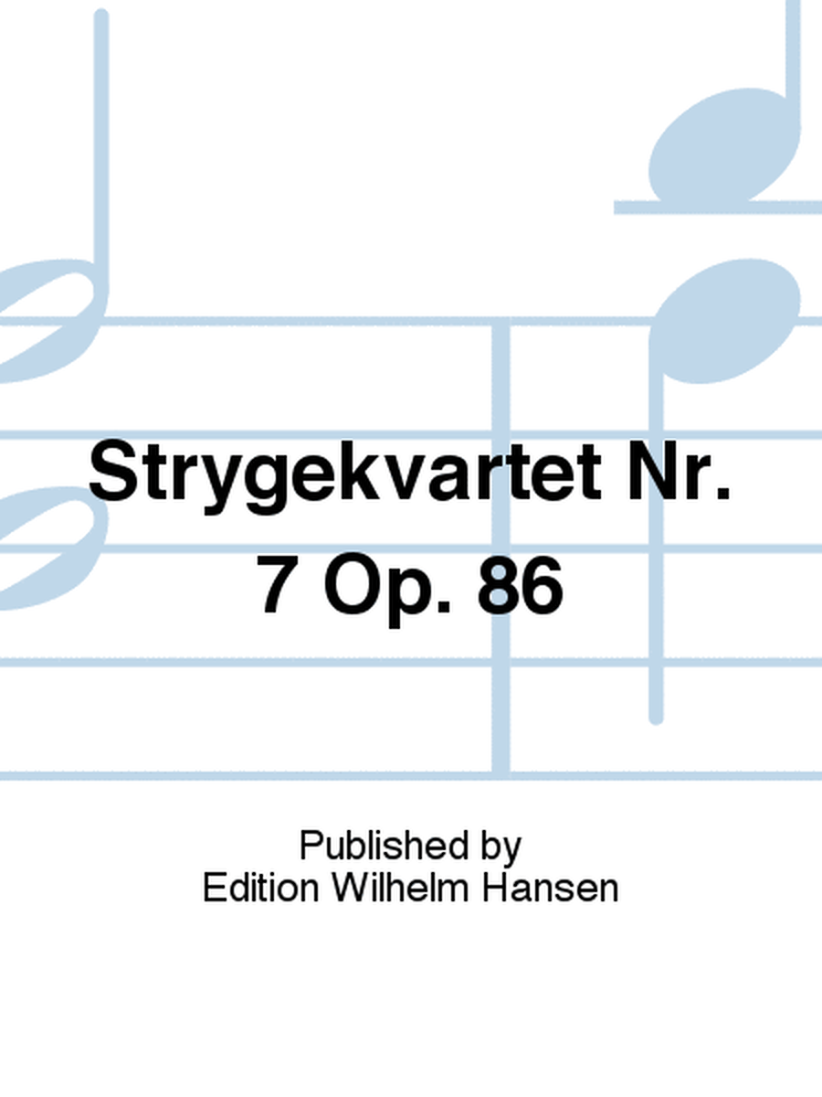 String Quartet No.7 Op.86