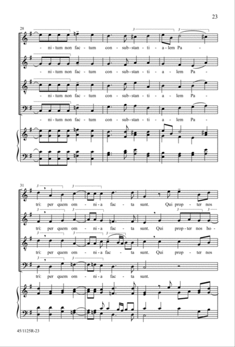 Missa super Dixit Maria Missa super Dixit Maria 4-Part scores gallery preview page 25