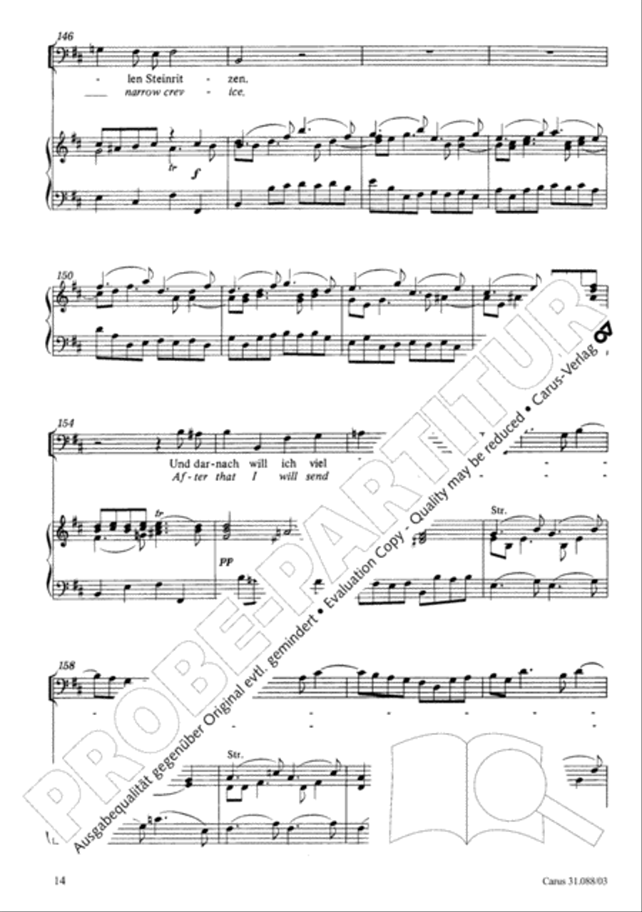 See now, as fishermen I will send you (Siehe, ich will viel Fischer aussenden) 4-Part scores gallery preview page 15