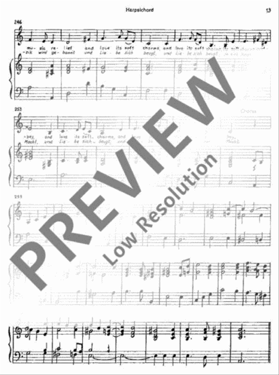Ode for St Cecilia's Day 1683 Basso Continuo scores gallery preview page 13