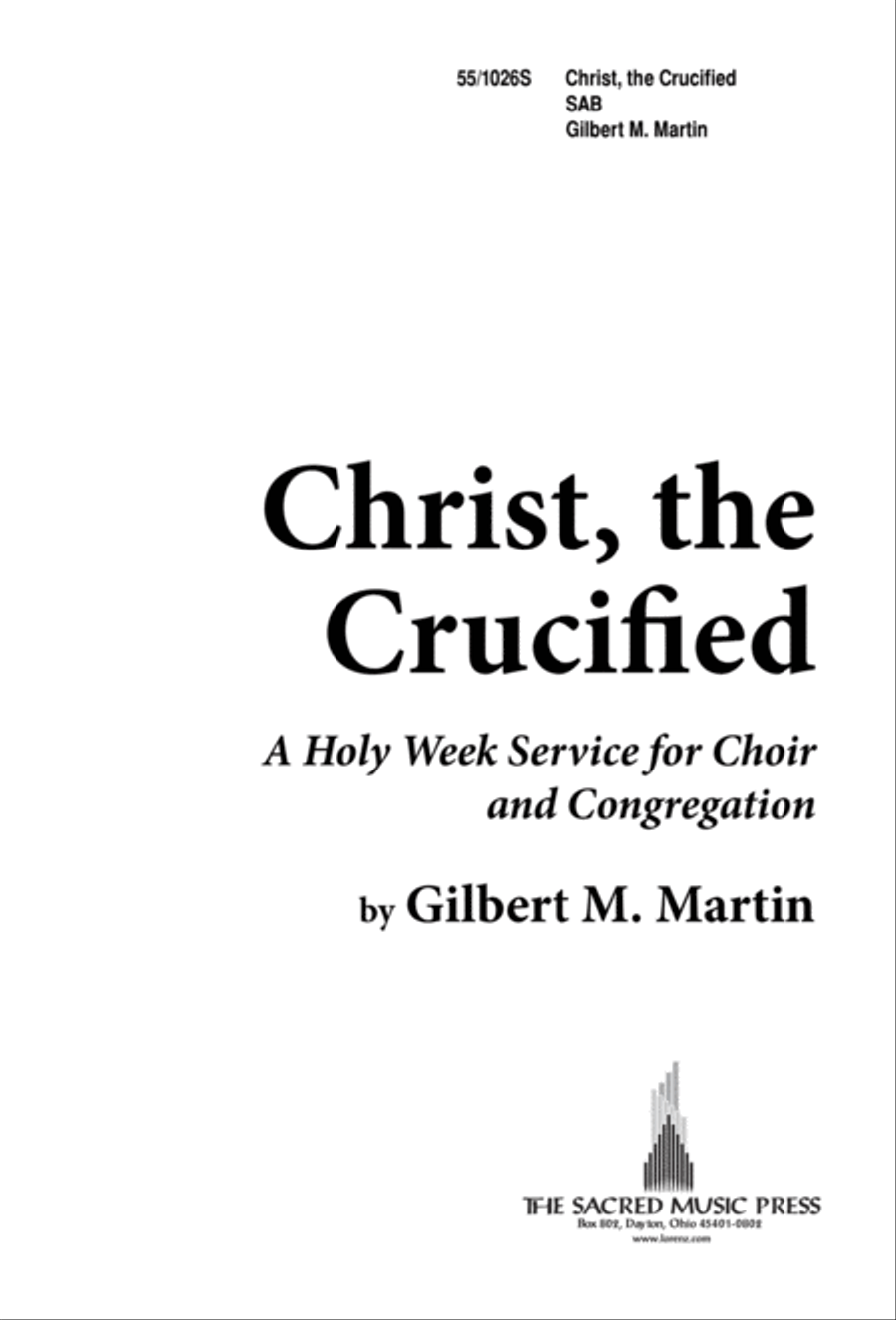 Christ the Crucified 3-Part scores gallery preview page 1