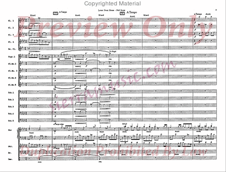 Letter from Home (Pro) Letter from Home (Pro) Big Band scores gallery preview page 5