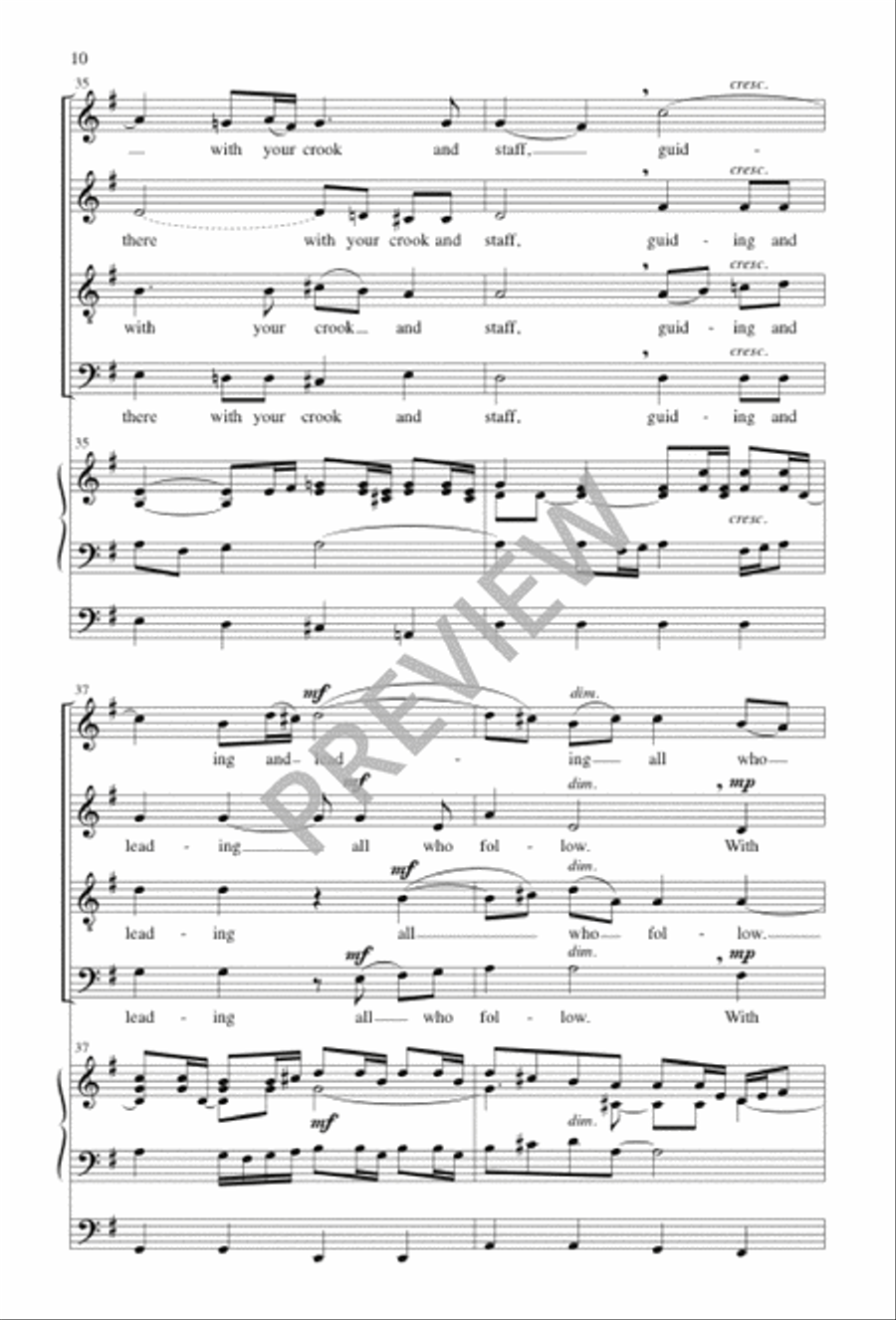 Sheep May Safely Graze 4-Part scores gallery preview page 11
