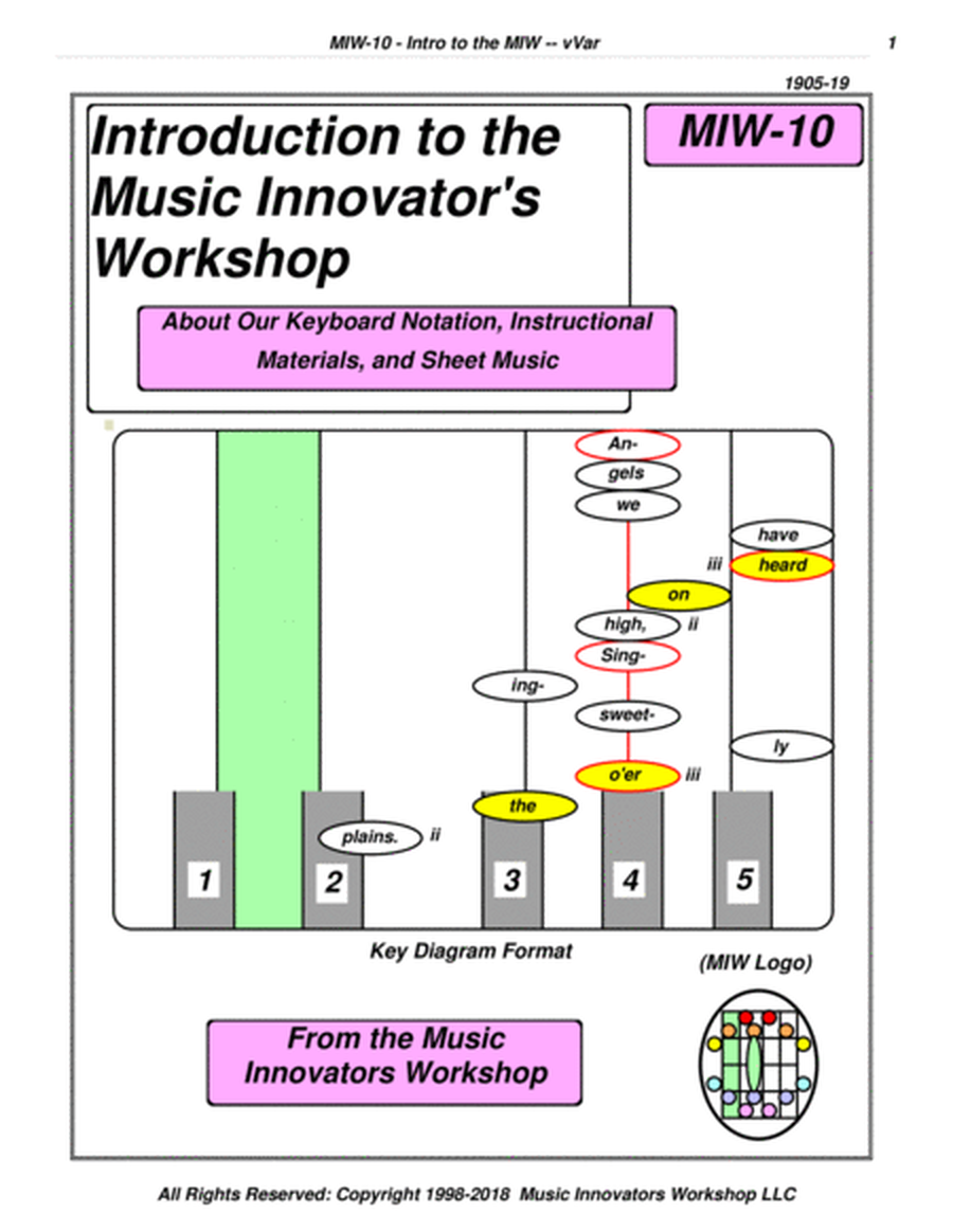 Introduction to the Music Innovator's Workshop