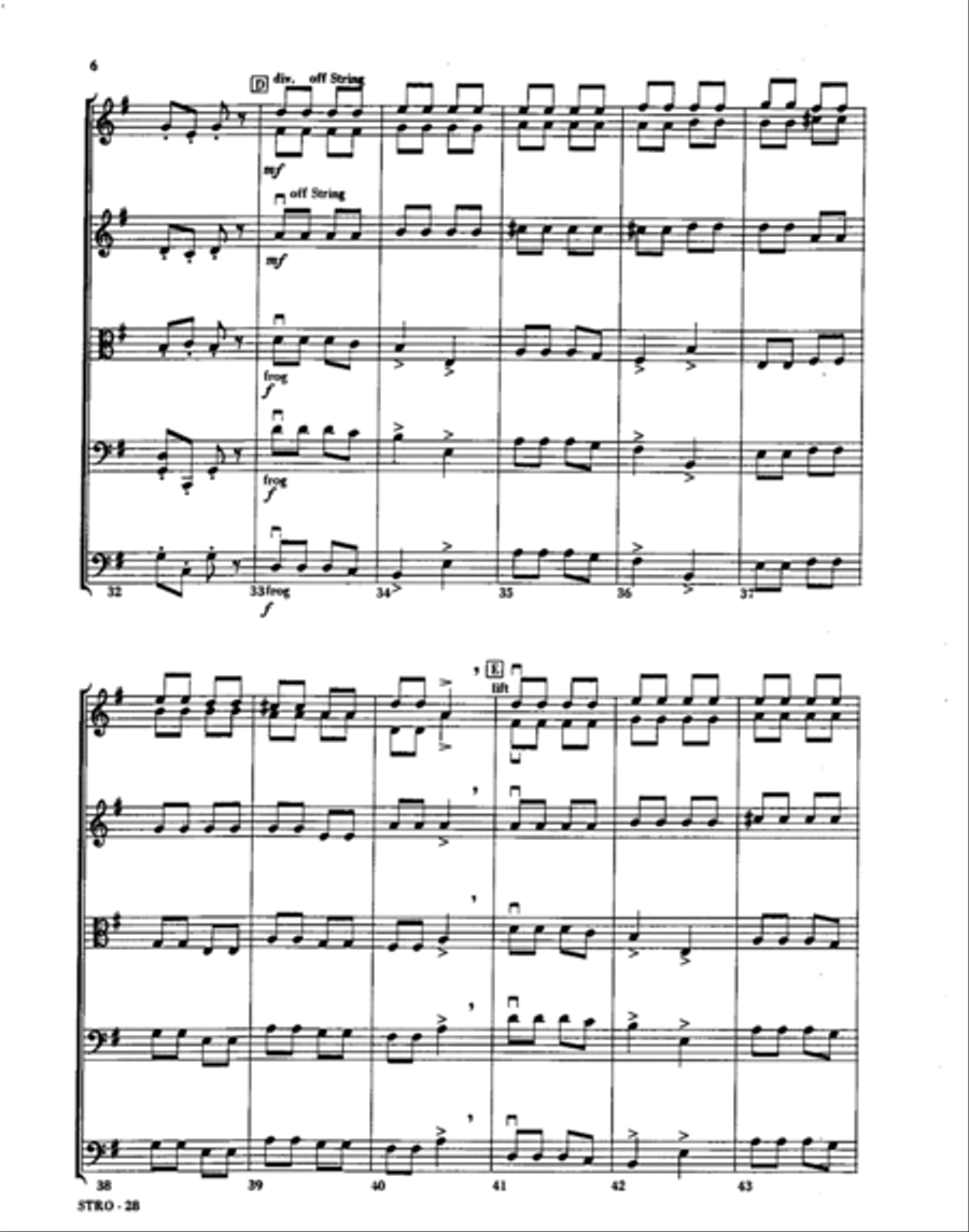 The Nutcracker Ballet: Trepak Orchestra scores gallery preview page 5