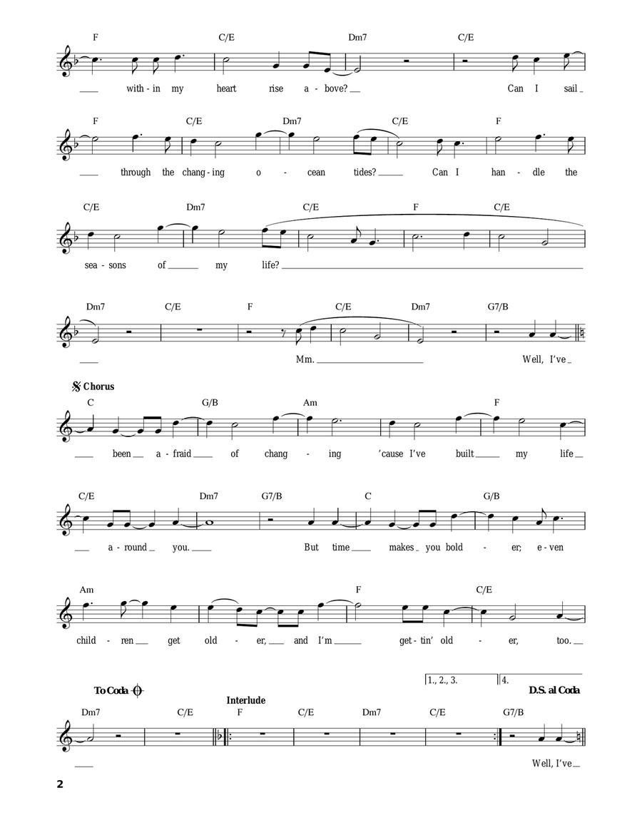 Landslide Acoustic Guitar scores gallery preview page 2