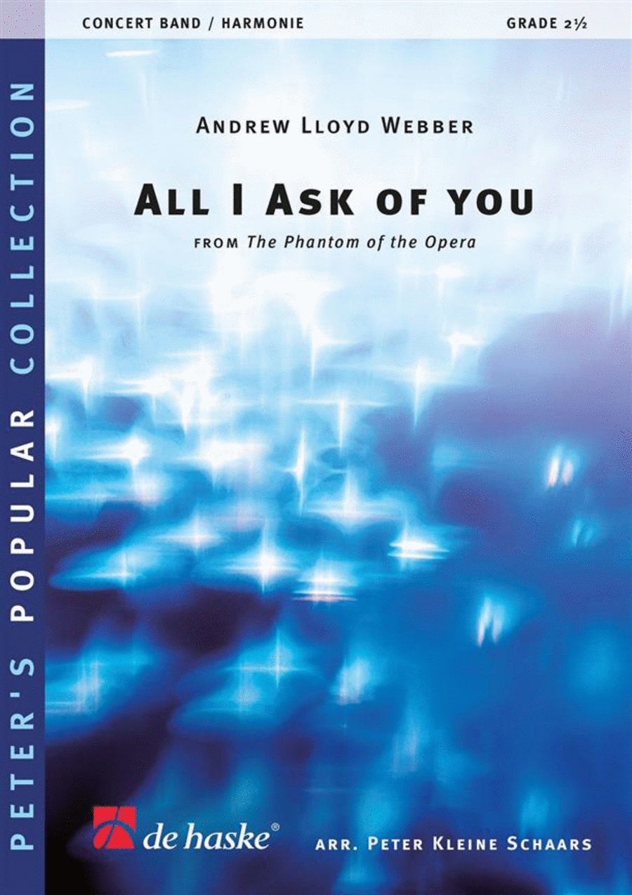 All I Ask Of You Concert Band scores gallery preview page 1