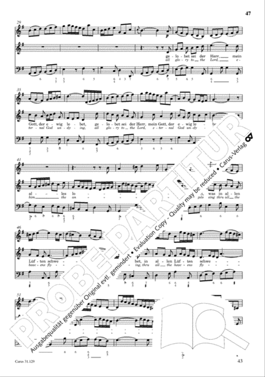 The Complete Sacred Vocal Works (Das geistliche Vokalwerk) Voice scores gallery preview page 48