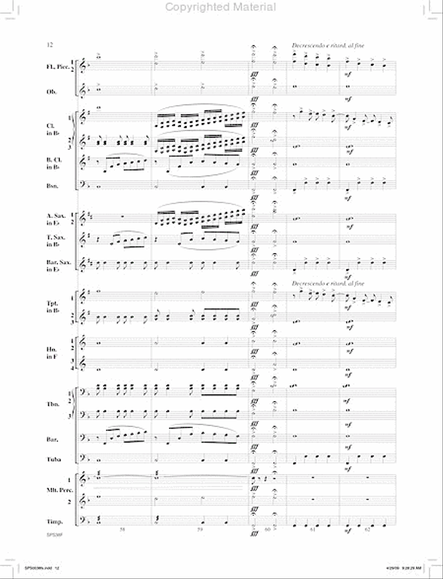 Gilgamesh Concert Band scores gallery preview page 13