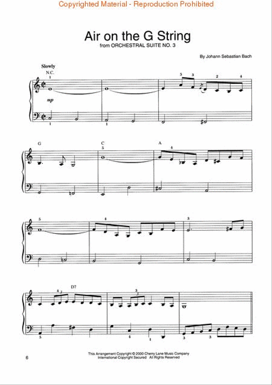 The Most Beautiful Classical Melodies Easy Piano scores gallery preview page 3