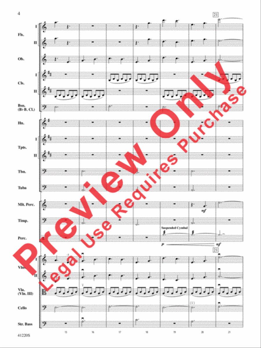 Downton Abbey -- The Suite Full Orchestra scores gallery preview page 5