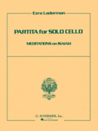 Book cover for Partita for Solo Cello: Meditations on Isaiah