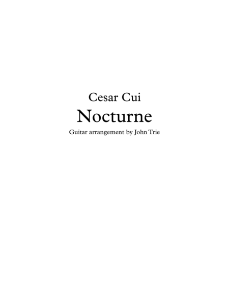 Nocturne - tab image number null