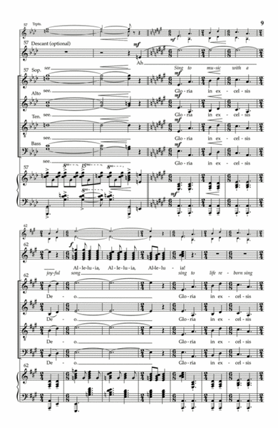 Gloria Fanfare - SATB divisi (Vocal Score) image number null