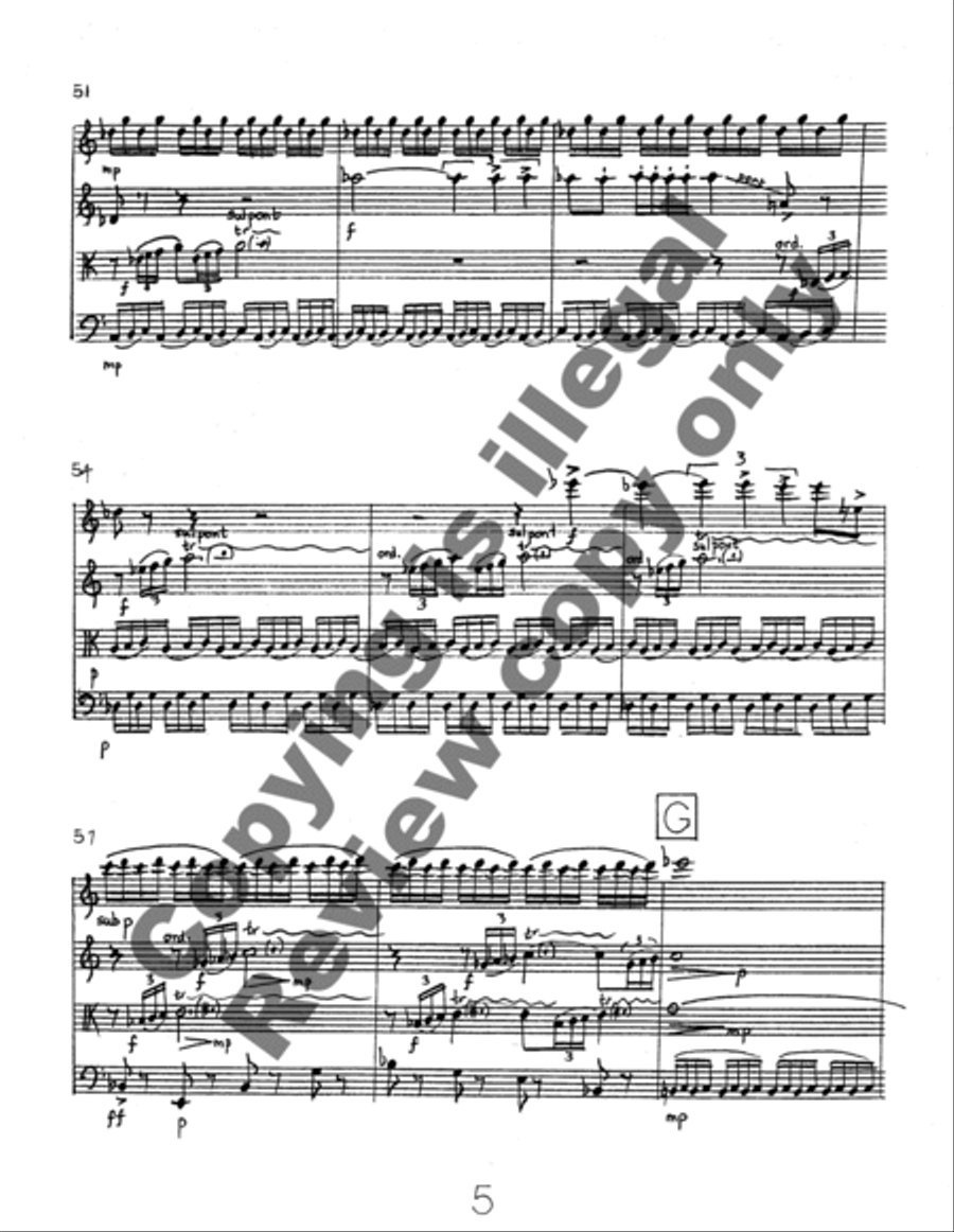 Alauda String Quartet scores gallery preview page 12