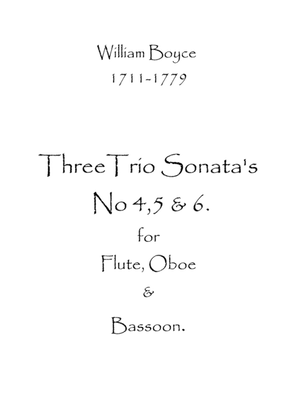 Three Trio Sonatas No.4,5 & 6