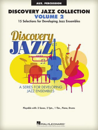 Book cover for Discovery Jazz Collection - Auxiliary Percussion