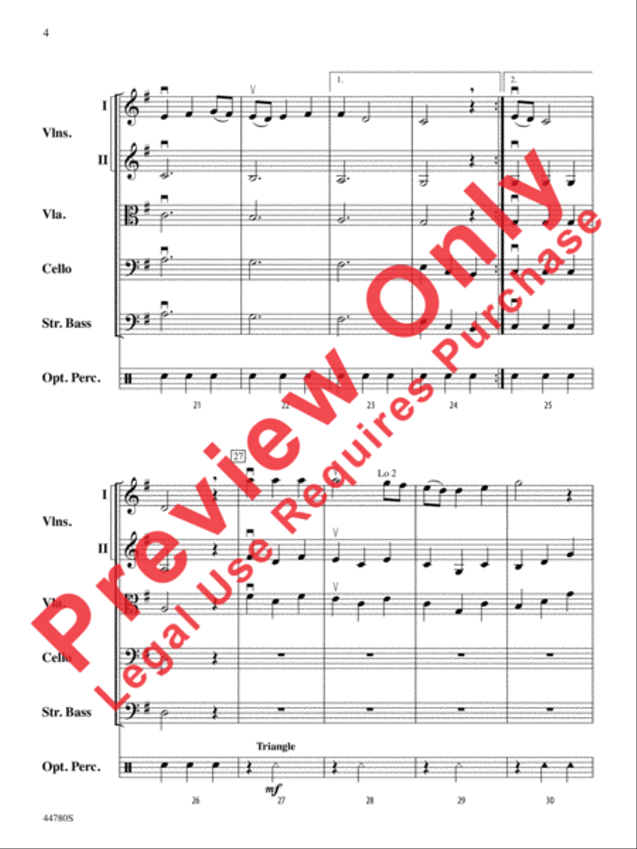 Medieval Dance String Orchestra scores gallery preview page 13