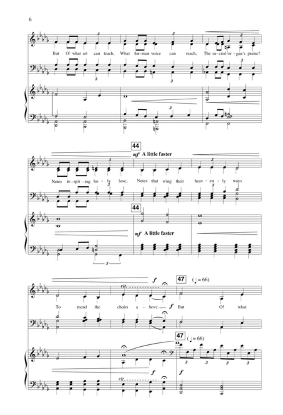 Ode To Music 4-Part scores gallery preview page 6