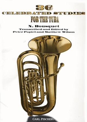 Book cover for 36 Celebrated Studies for the Tuba
