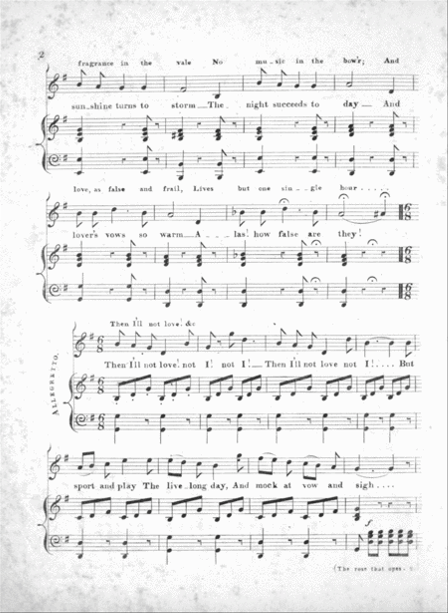 The rose That Opes at Morn Voice scores gallery preview page 2
