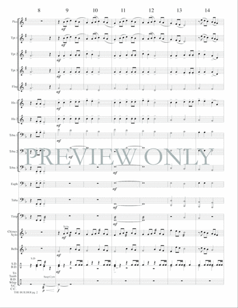 The Builder Small Ensemble scores gallery preview page 4