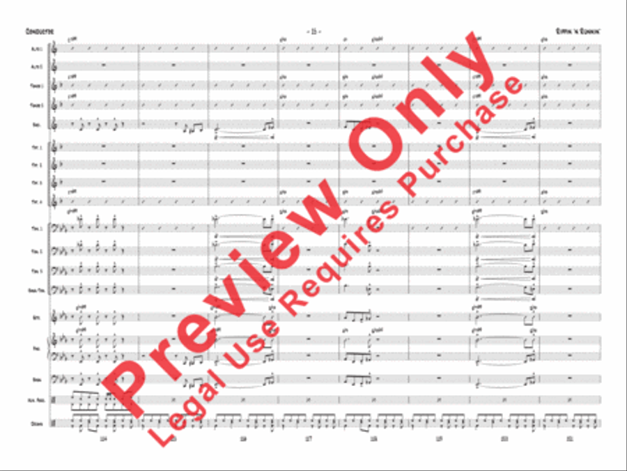 Rippin' 'n Runnin' Jazz Ensemble scores gallery preview page 16