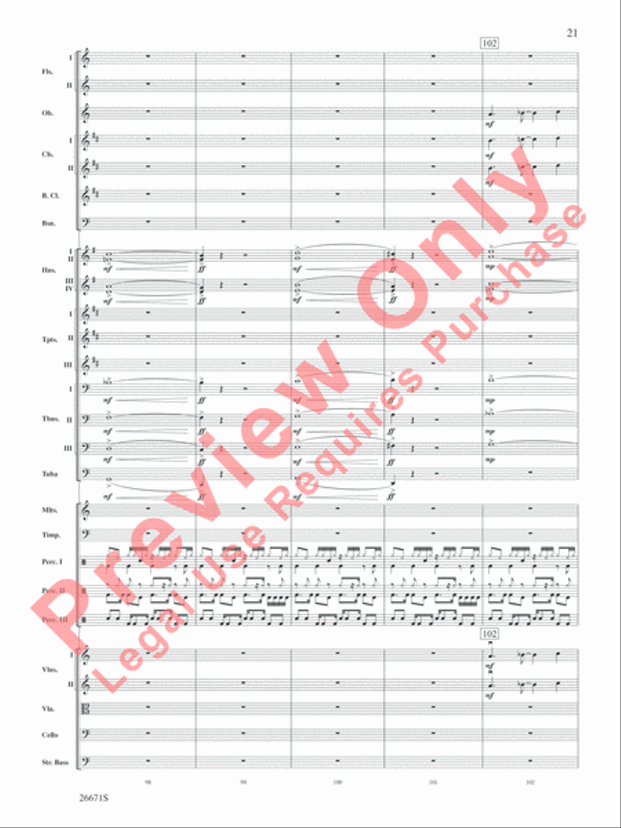 The Story of Mumble Happy Feet Full Orchestra scores gallery preview page 22
