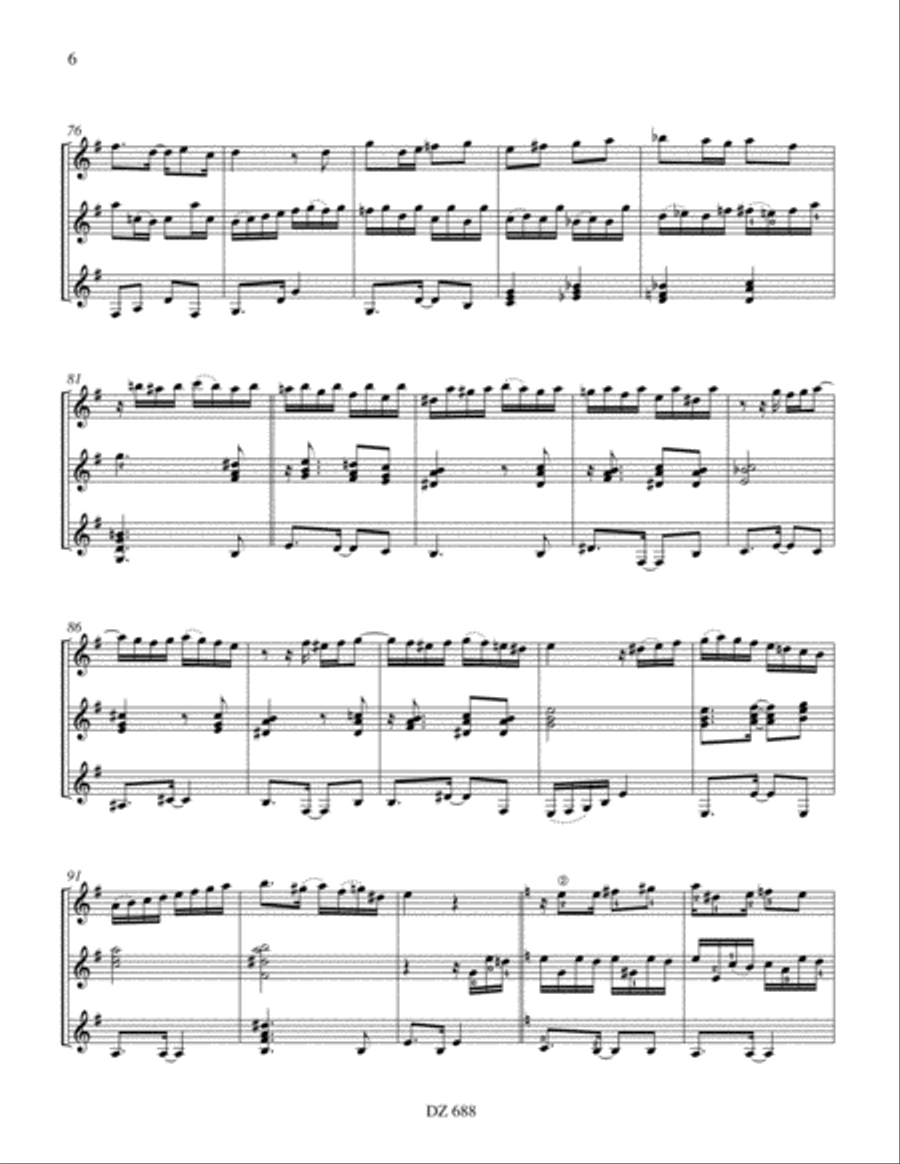 Liliana Guitar Ensemble scores gallery preview page 6
