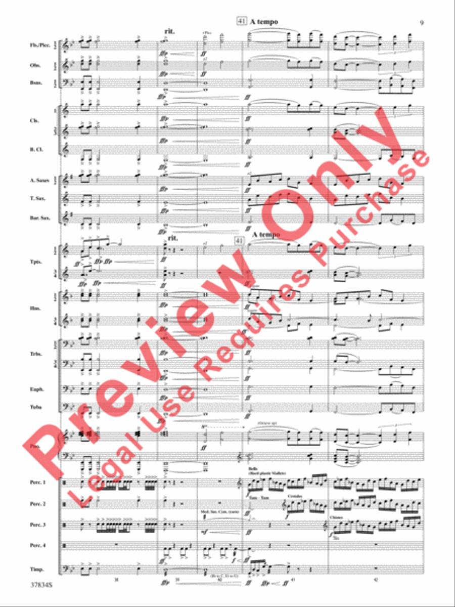 Poor Wayfaring Stranger Poor Wayfaring Stranger Concert Band scores gallery preview page 10