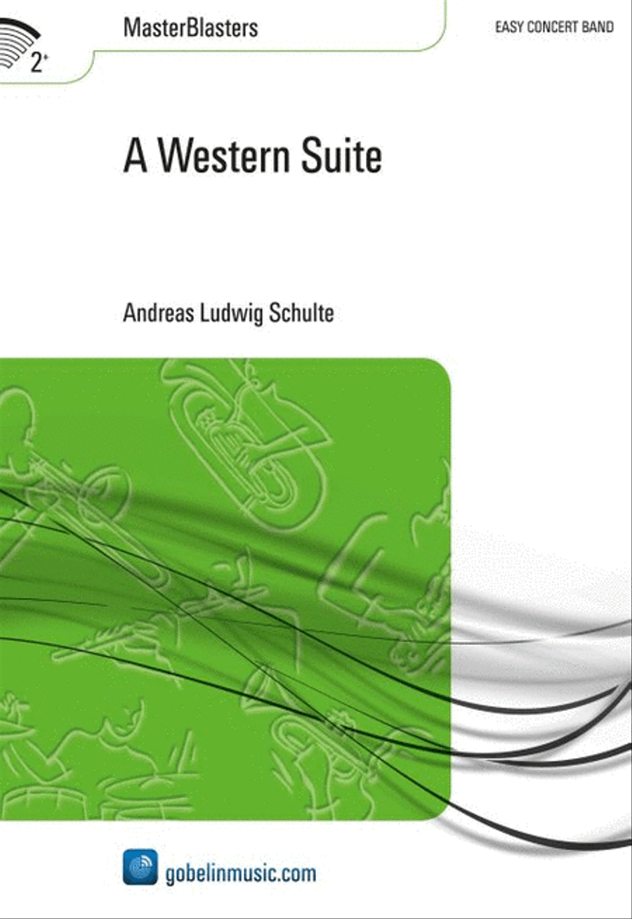 A Western Suite Concert Band scores gallery preview page 1