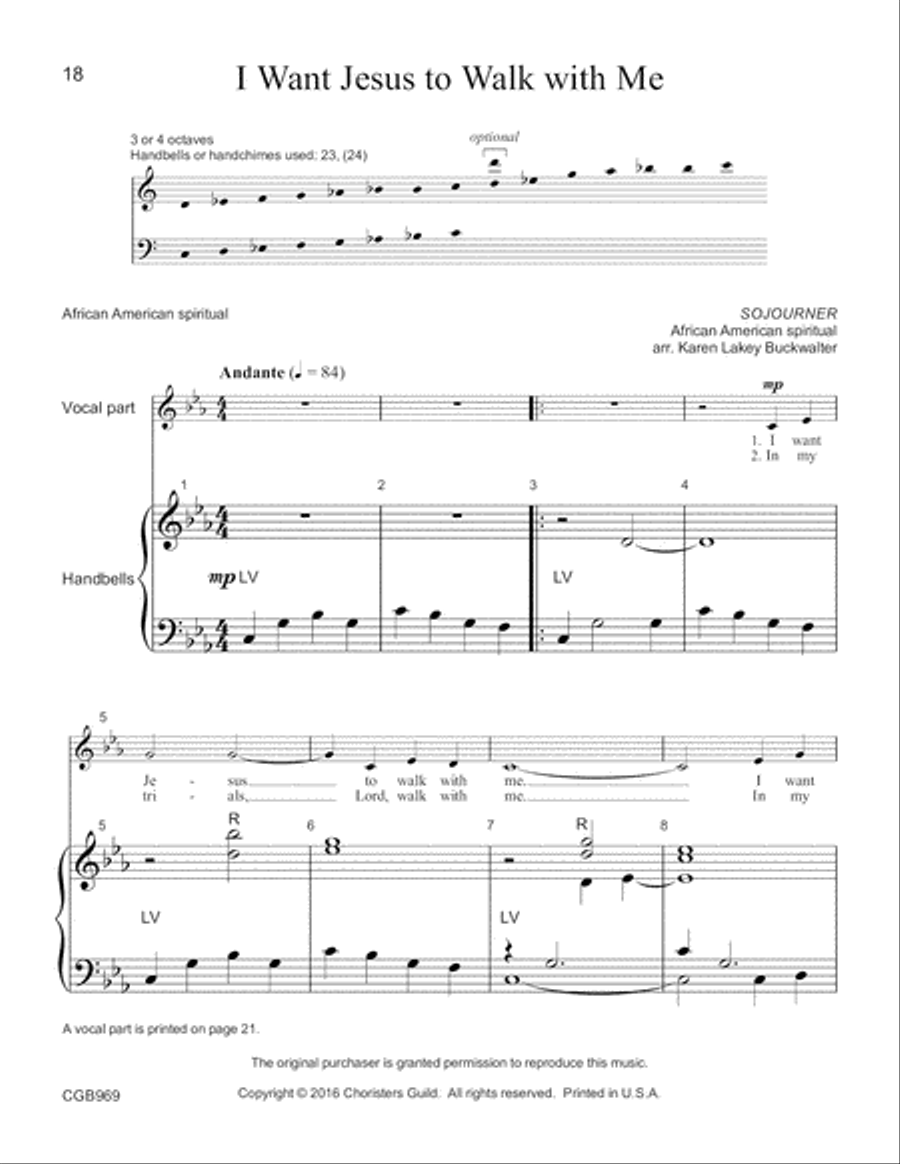 Ring and Sing the Seasons Handbell Choir scores gallery preview page 12