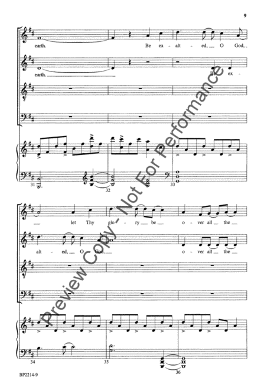 Awake, My Soul - Hagenberg 4-Part scores gallery preview page 8