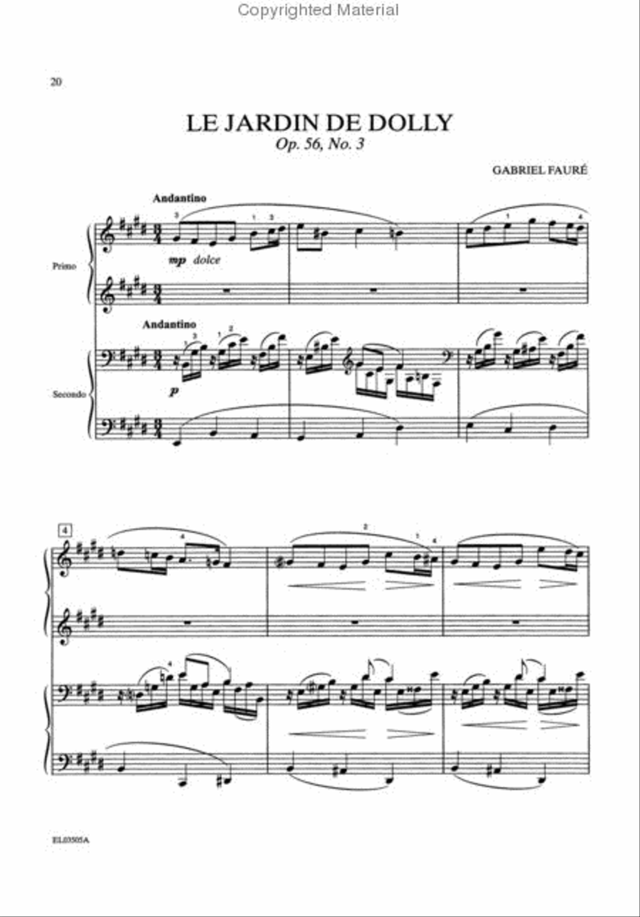 Dolly, Op. 56 Small Ensemble scores gallery preview page 4