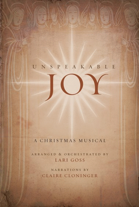Book cover for Unspeakable Joy - Choral Book
