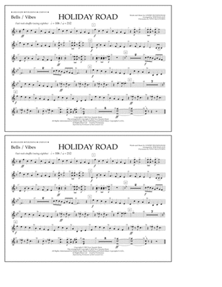 Holiday Road (from National Lampoon's Vacation) (arr. Tom Wallace) - Bells/Vibes