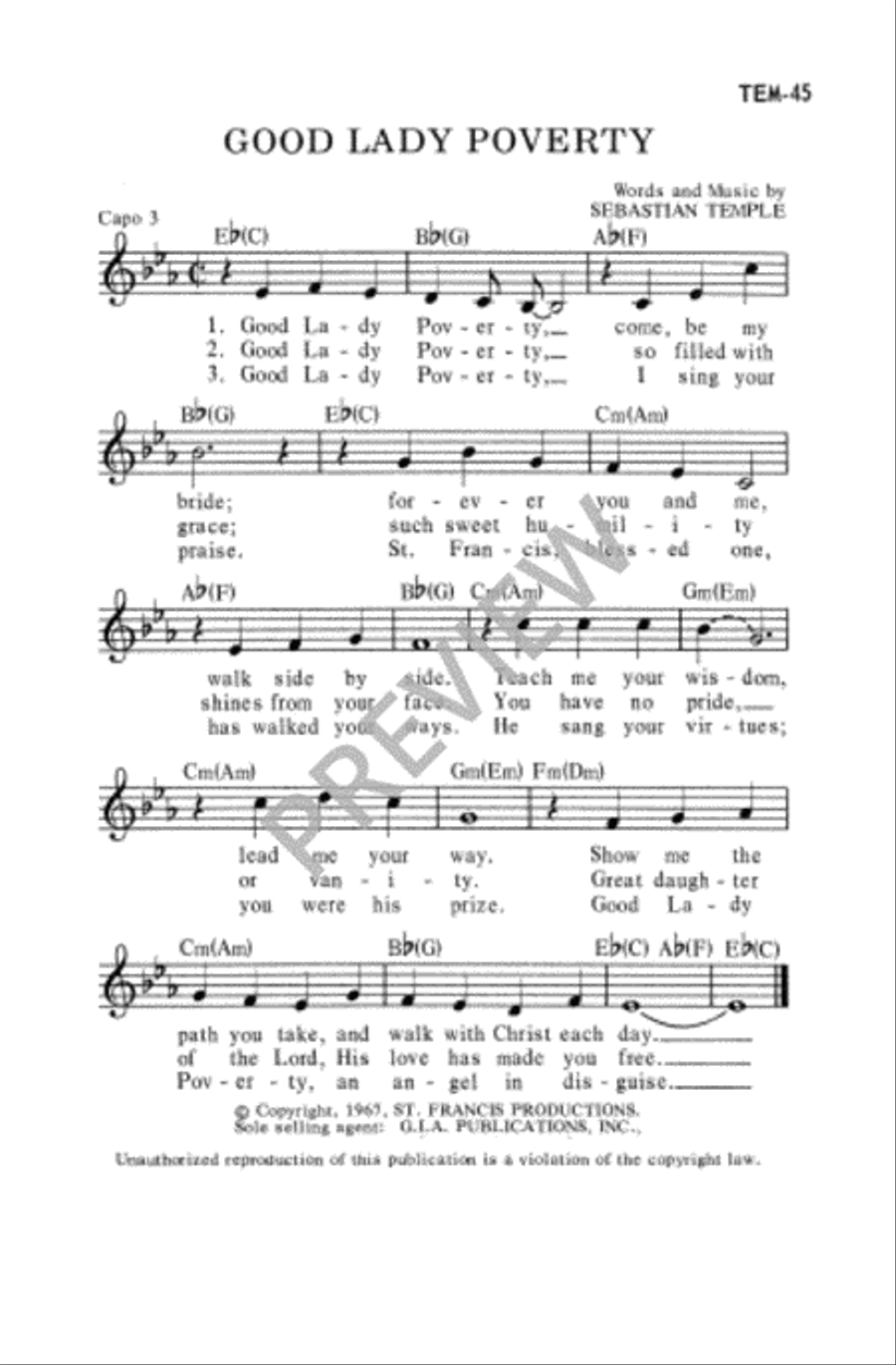 Happy the Man Unison Choir scores gallery preview page 21
