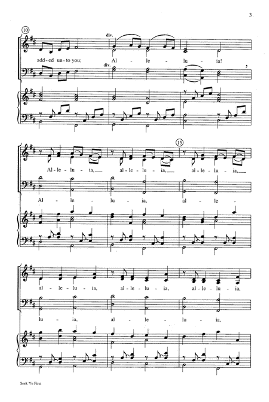 Seek Ye First 4-Part scores gallery preview page 4